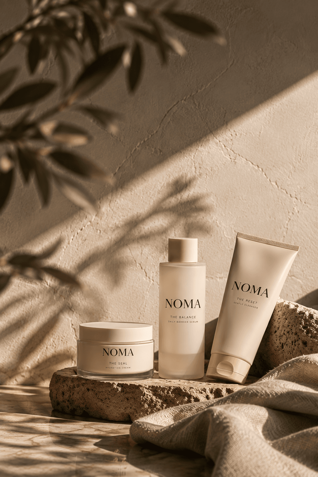 The NOMA routine: The Seal, The Balance and The Reset on stone